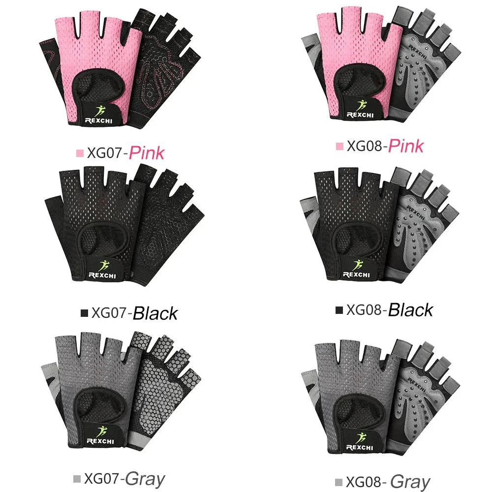 1Pair Workout Gloves for Men & Women, Full Palm Protection for Exercise Weightlifting Fitness Training Climbing Cycling Rowing