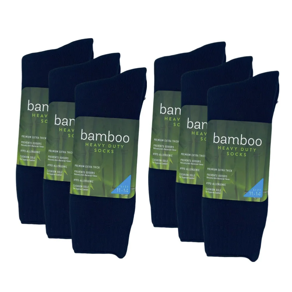 Bamboo Heavy Duty Socks - 1 Pack - Navy