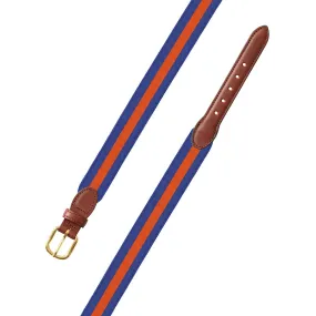 Blue & Orange Grosgrain Ribbon Children's Belt