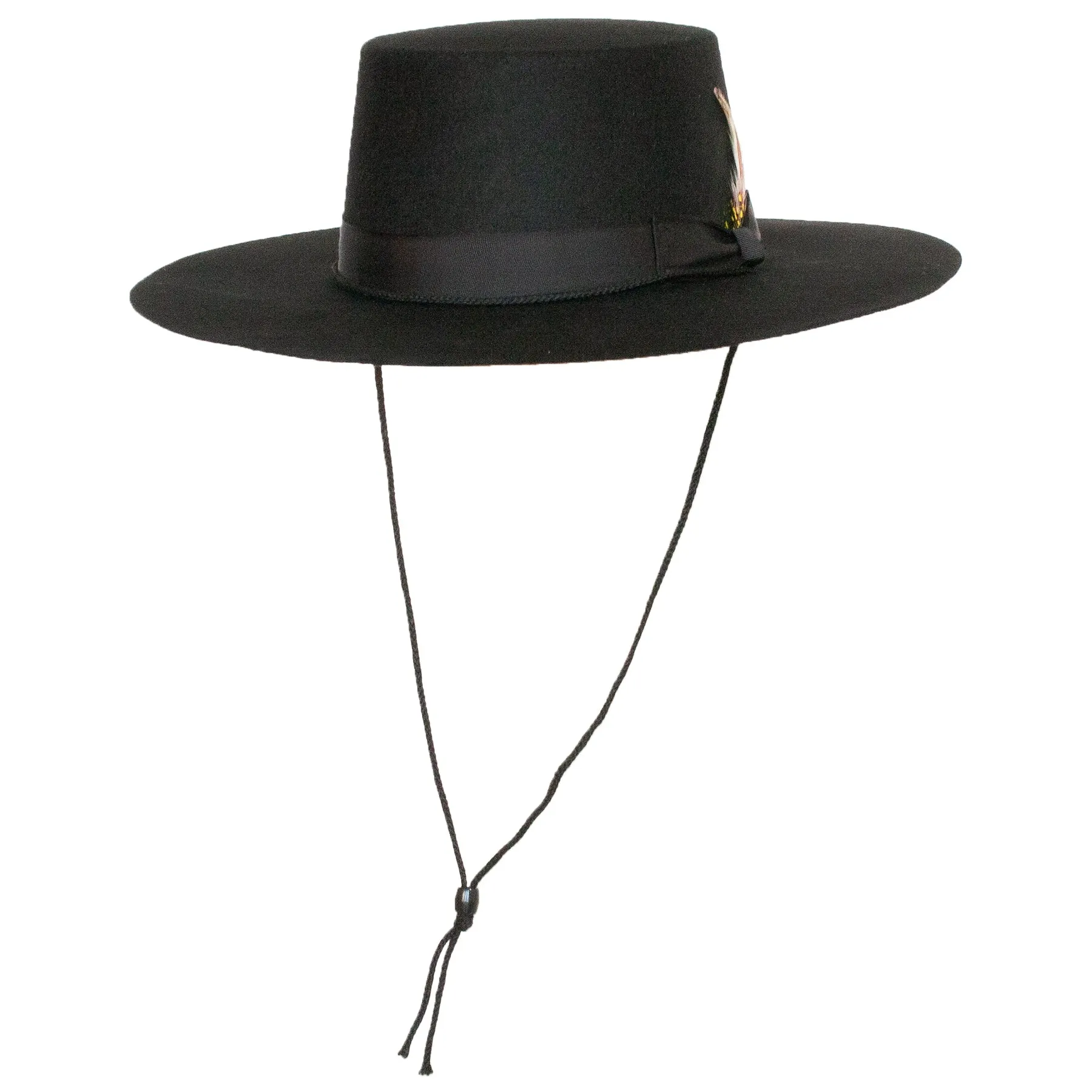 Bolero Wide Brim Flat Crown Hat by Levine Hats