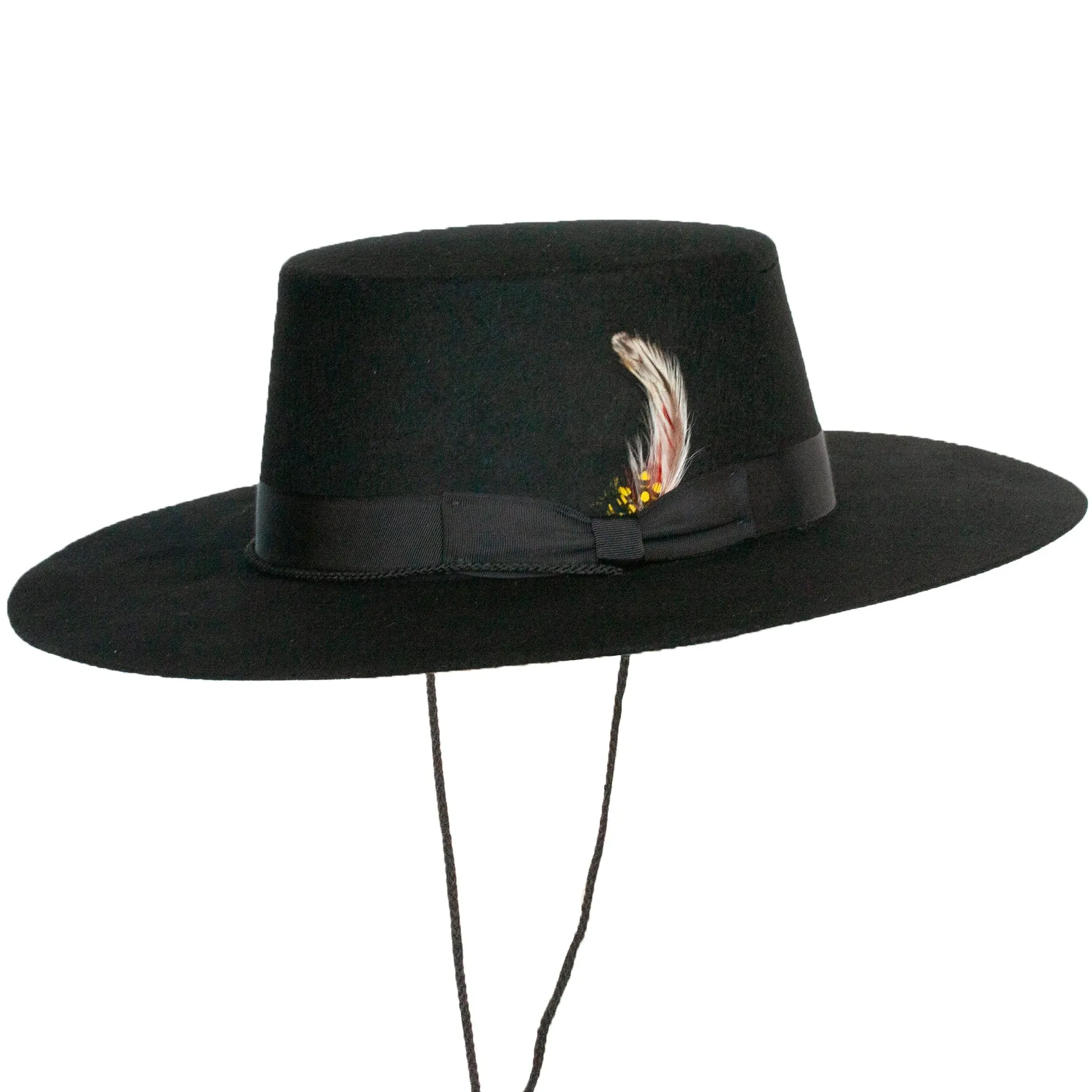 Bolero Wide Brim Flat Crown Hat by Levine Hats