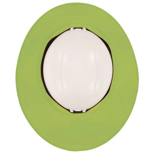 Chill-its 6661 Universal Hard Hat Brim With Neck Shade, Lime