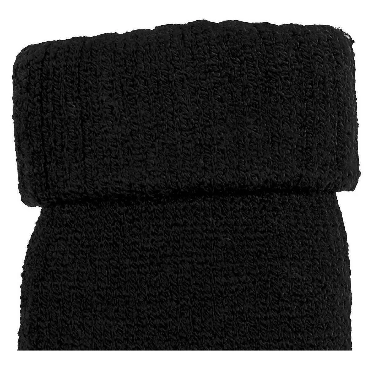 Dents Ribbed Knit Gloves - Black