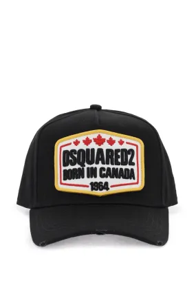 Dsquared2 baseball cap with logo patch