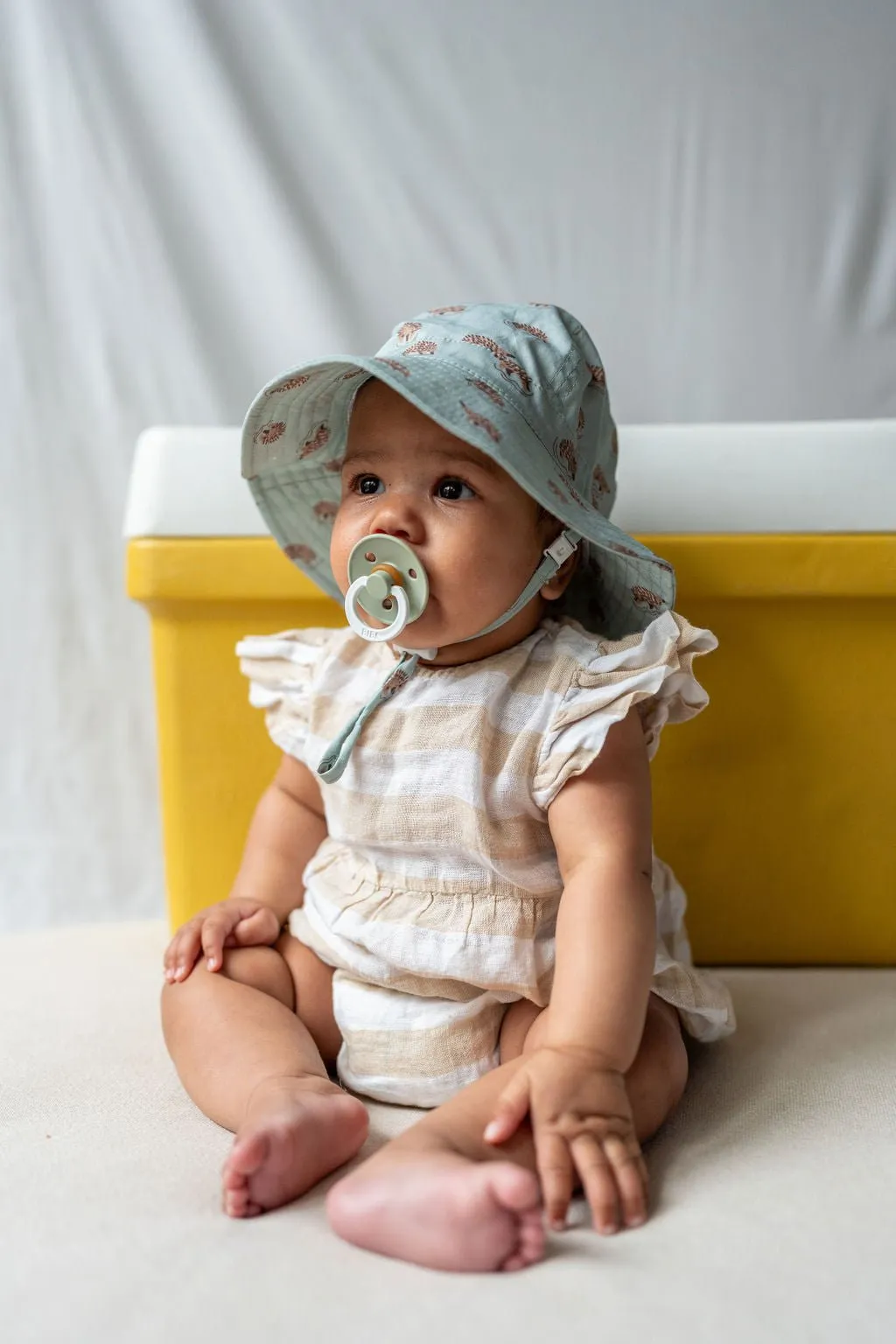 Echidna Wide Brim Infant Hat