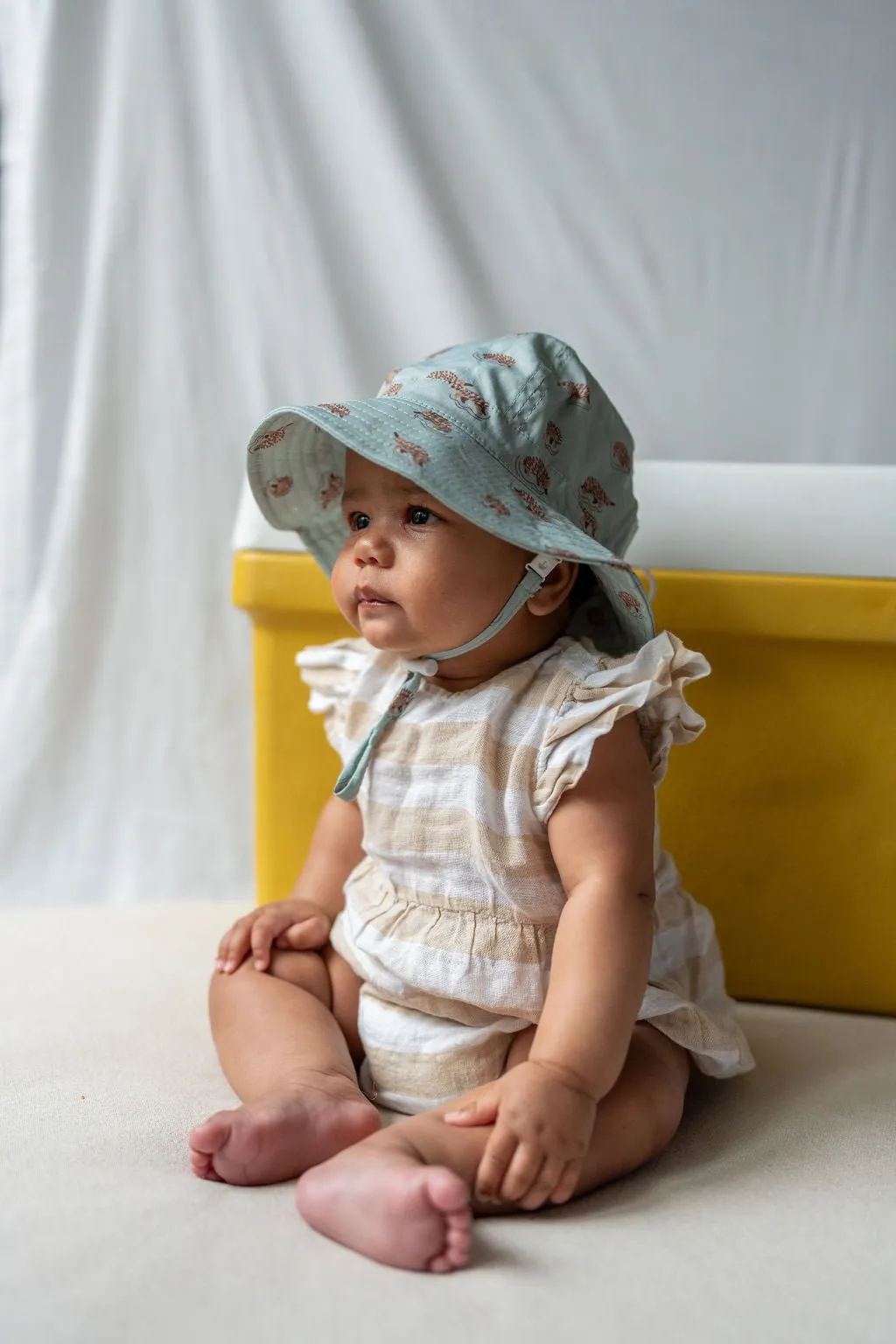 Echidna Wide Brim Infant Hat