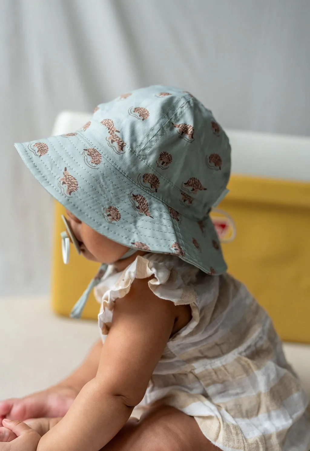 Echidna Wide Brim Infant Hat