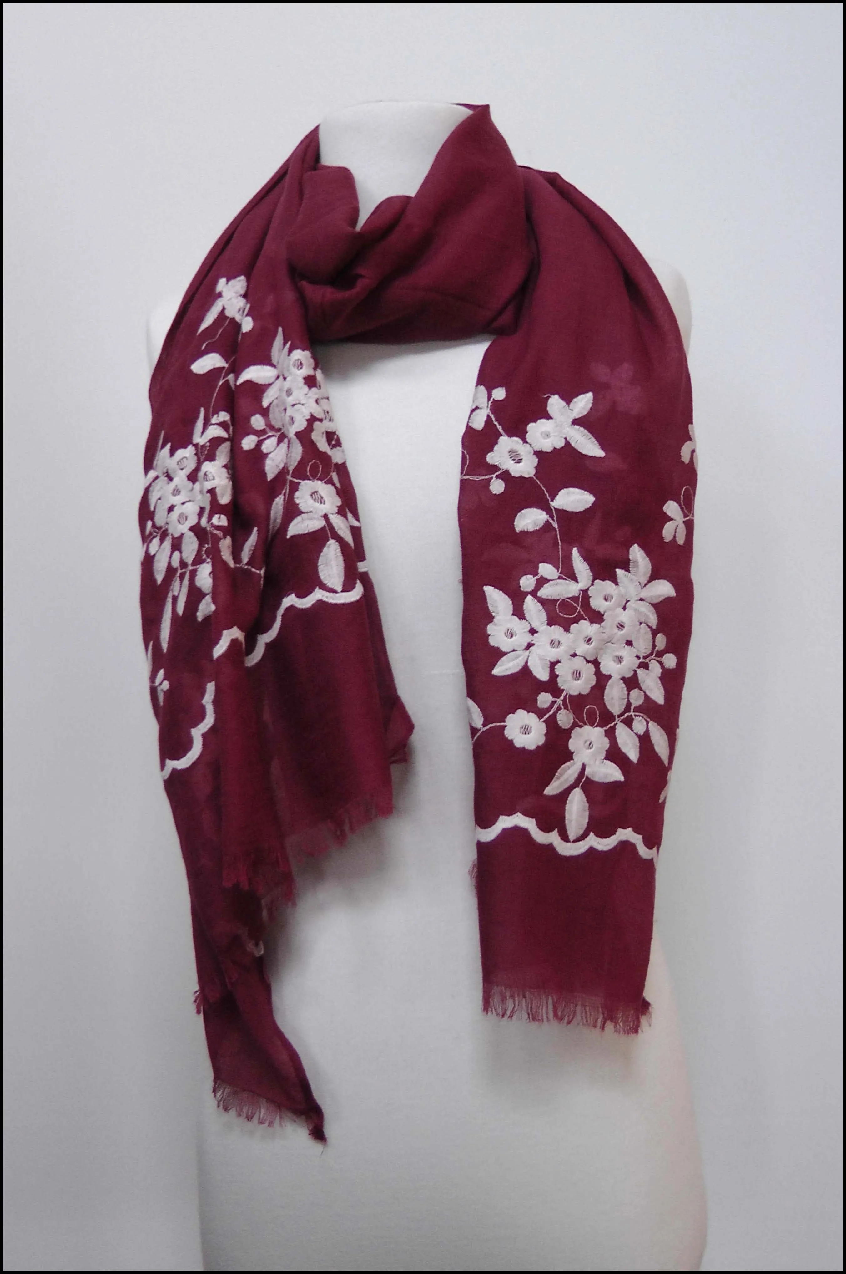 Embroidered Scarf