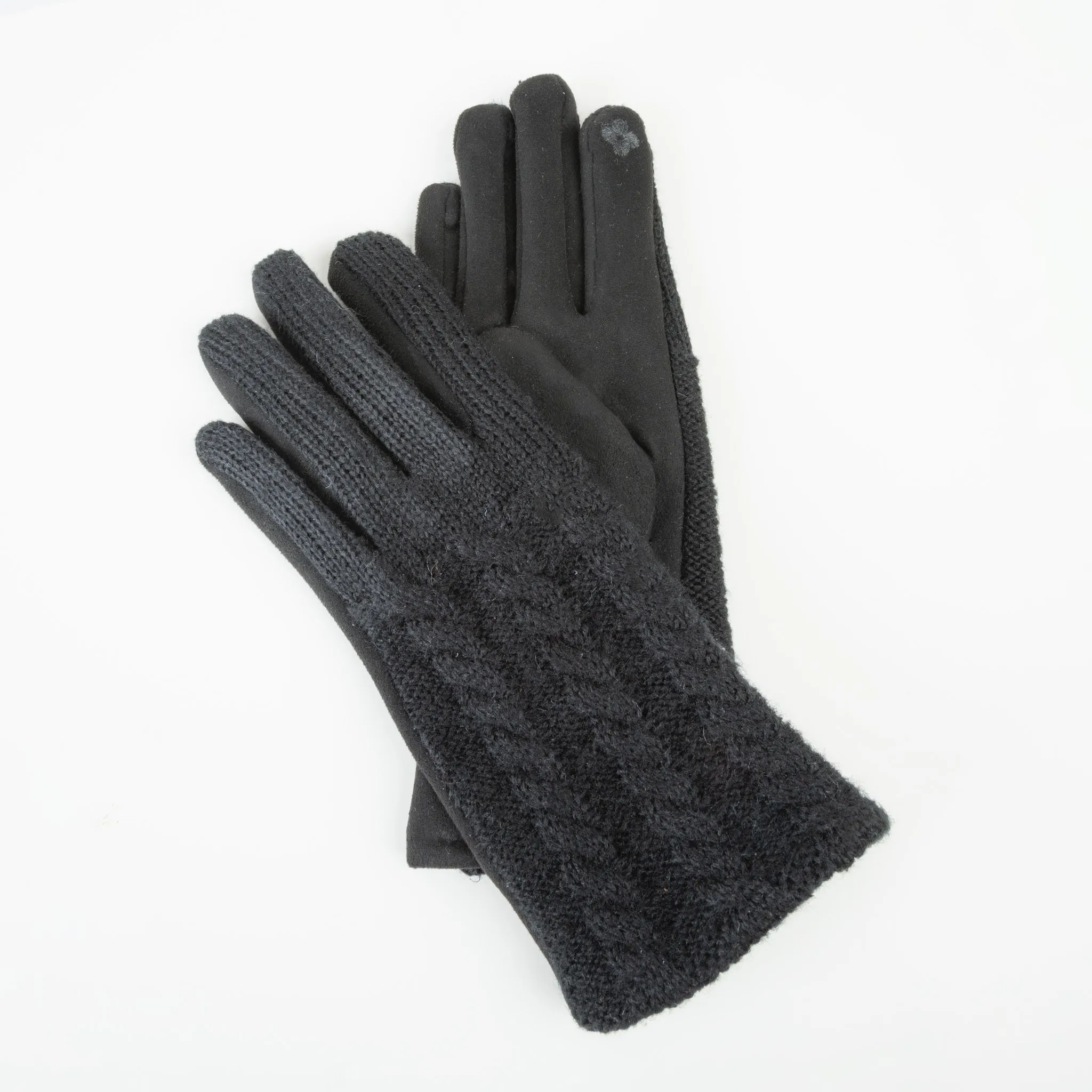 Everly Cable Knit Soft Touchscreen Texting Gloves