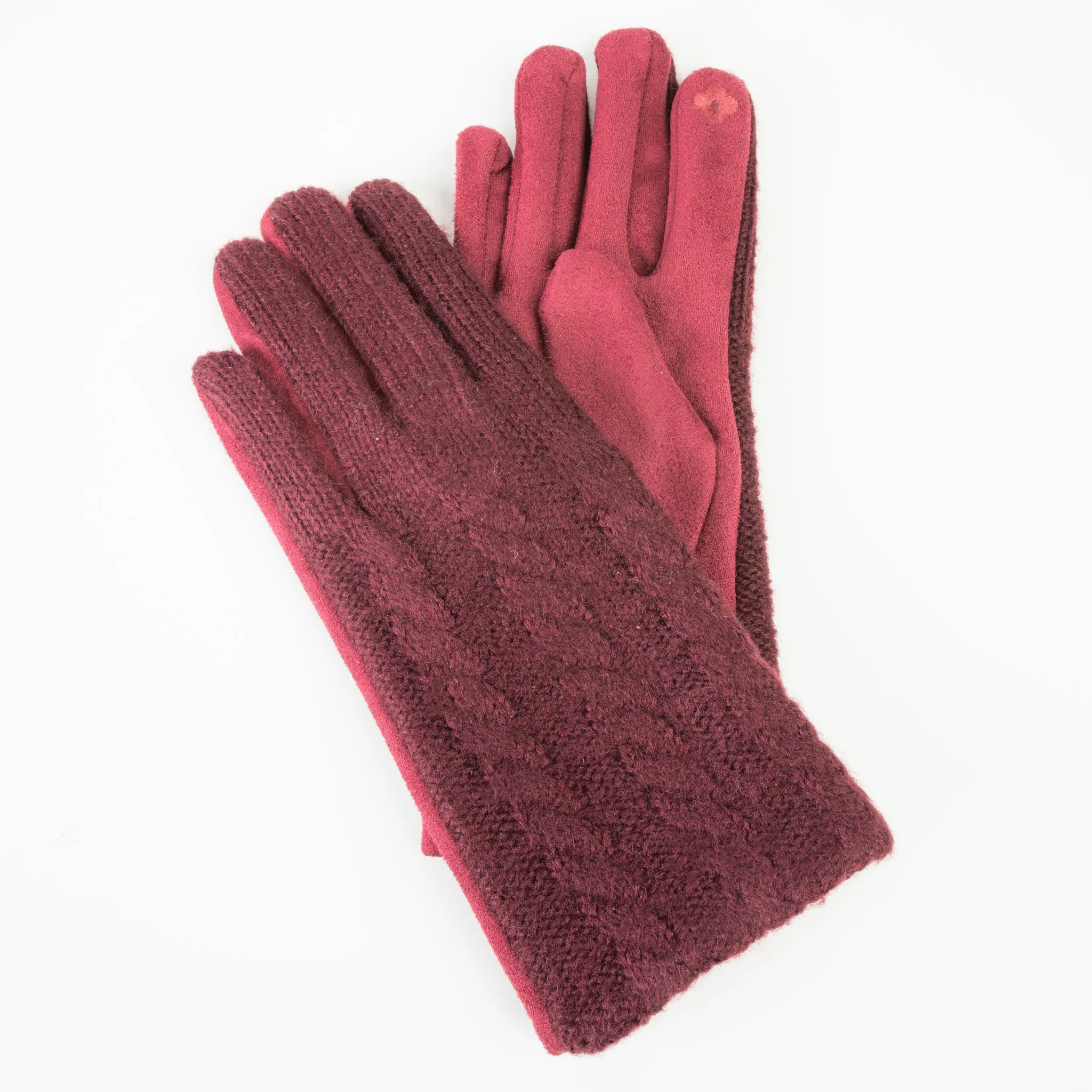 Everly Cable Knit Soft Touchscreen Texting Gloves