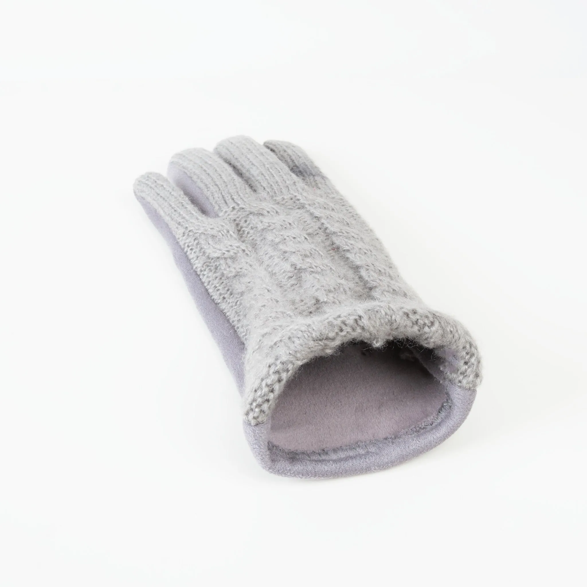 Everly Cable Knit Soft Touchscreen Texting Gloves