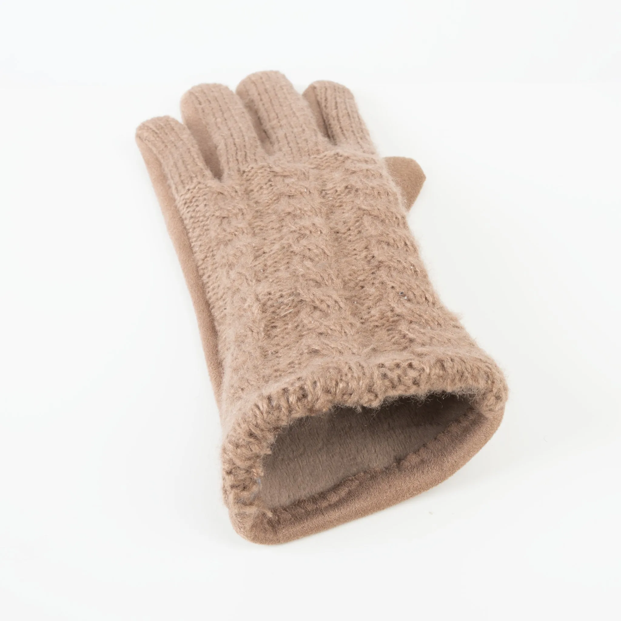 Everly Cable Knit Soft Touchscreen Texting Gloves