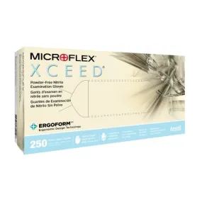 Exam Glove XCEED™ Large NonSterile Nitrile Standard Cuff Length Textured Fingertips Blue Not Rated - Microflex Medical  Mfr# XC-310-L