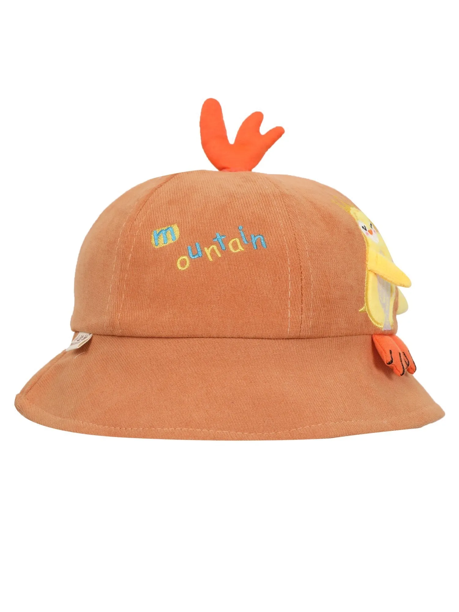 FabSeasons Chicken Cotton Bucket Hat/Cap for Boys & Girls (1-4 Years, 50 cm Circumference)