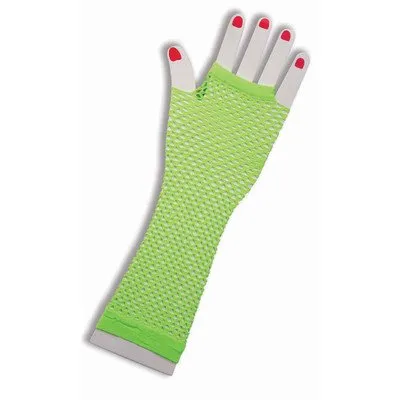 Fingerless Fishnet Gloves