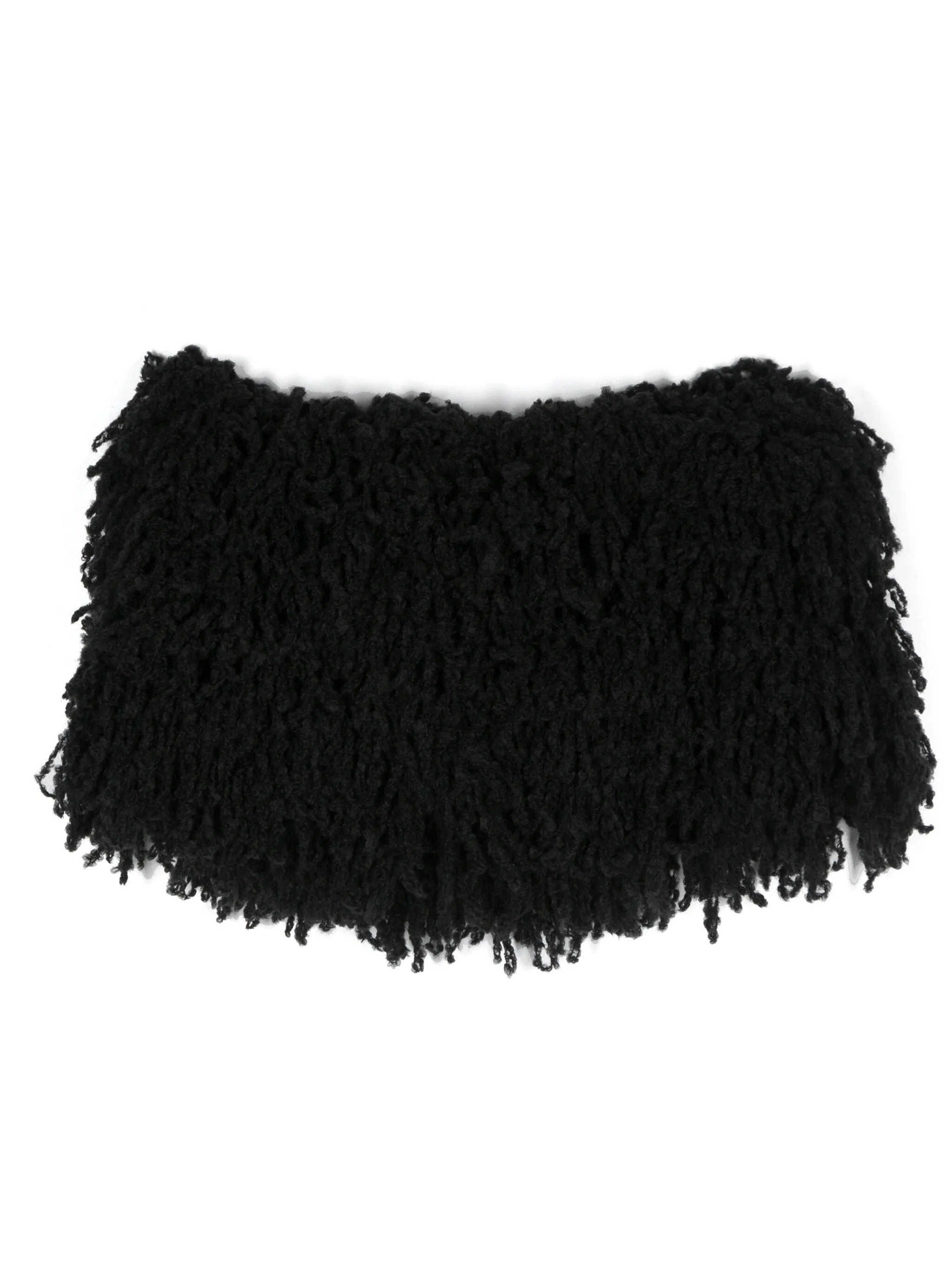 fringed pullover scarf