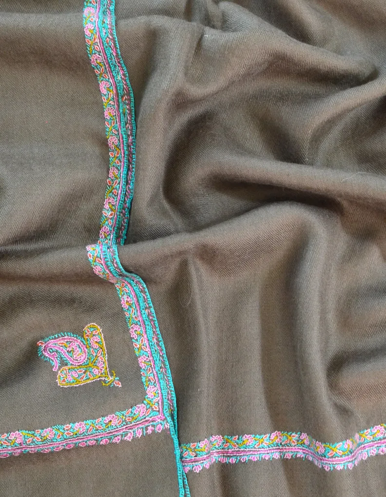 Hand Embroidered Pashmina Scarf 5265