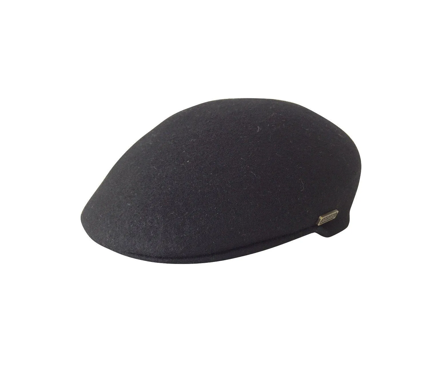 Jacaru Hats Aston Wool Drivers Cap - Black