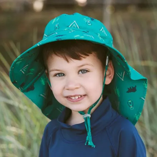 Jan & Jul Gro-with-me Aqua Dry Adventure Hat - Summer Camp