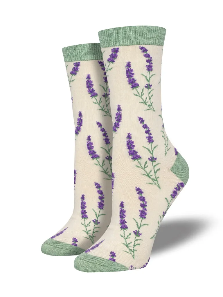 Ladies Bamboo Lovely Lavender Socks