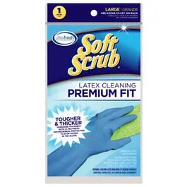 Latex Gloves, Embossed Grip, Large, Pr.