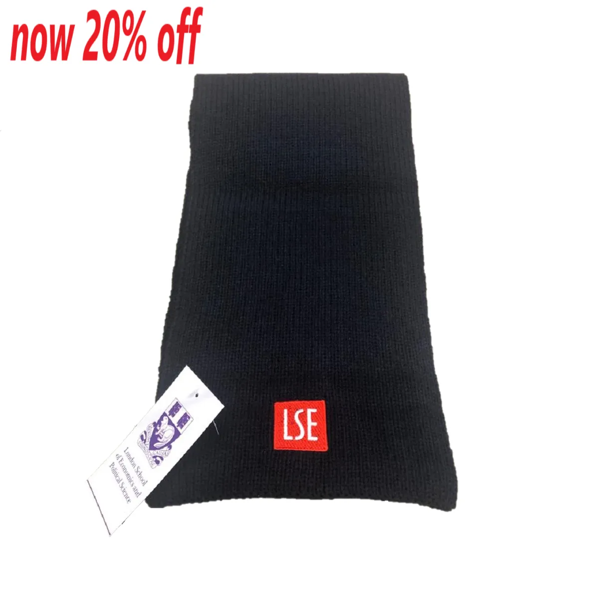 LSE Logo Navy Scarf