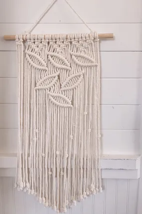 Macrame Leaf Wall Hanging