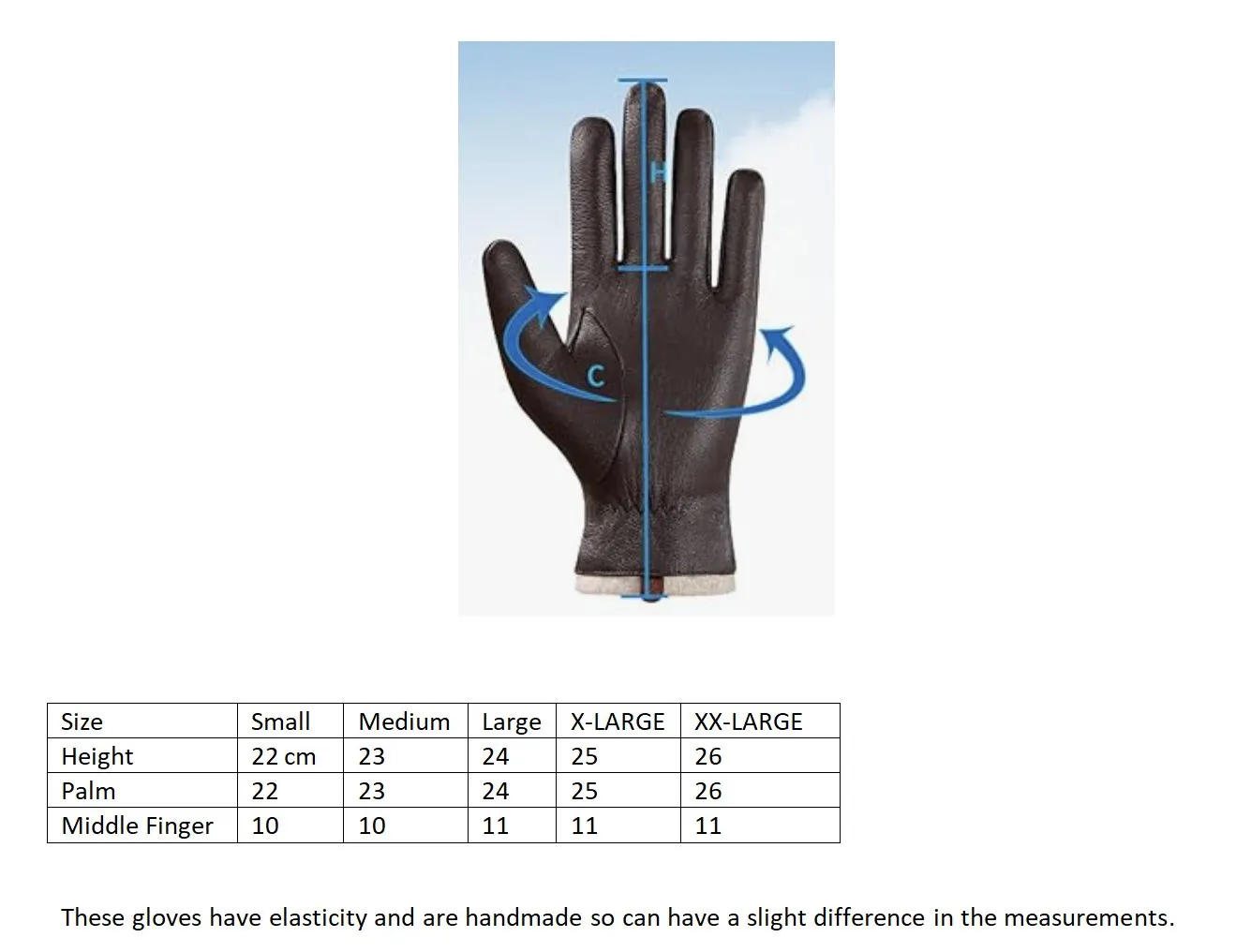 Mens Soft Leather Fashion Winter Gloves with touch finger tip in Black or Brown