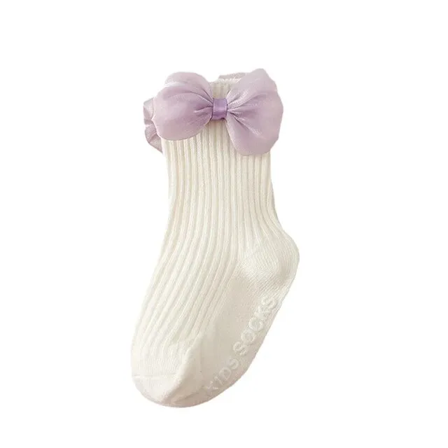 MISHA Silky Bowtie Socks