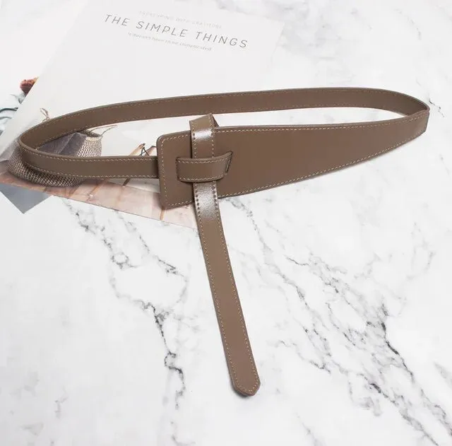 Pre Order:  Knotted Vegan Leather Belt