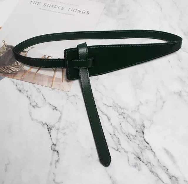 Pre Order:  Knotted Vegan Leather Belt