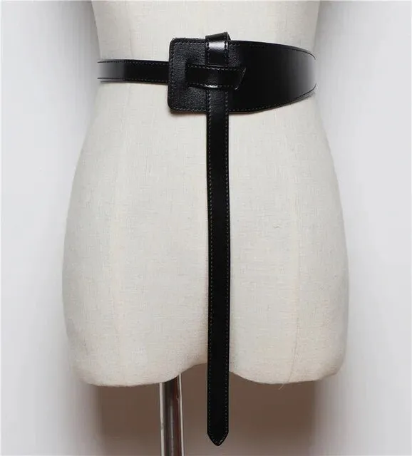 Pre Order:  Knotted Vegan Leather Belt