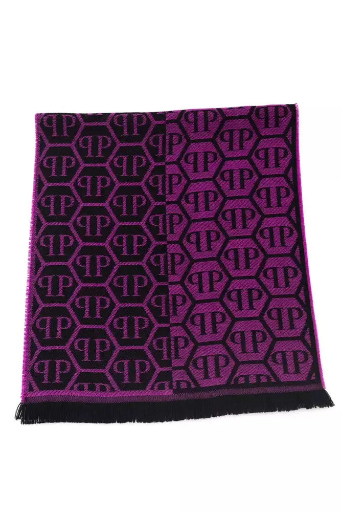 Purple Wool Scarf