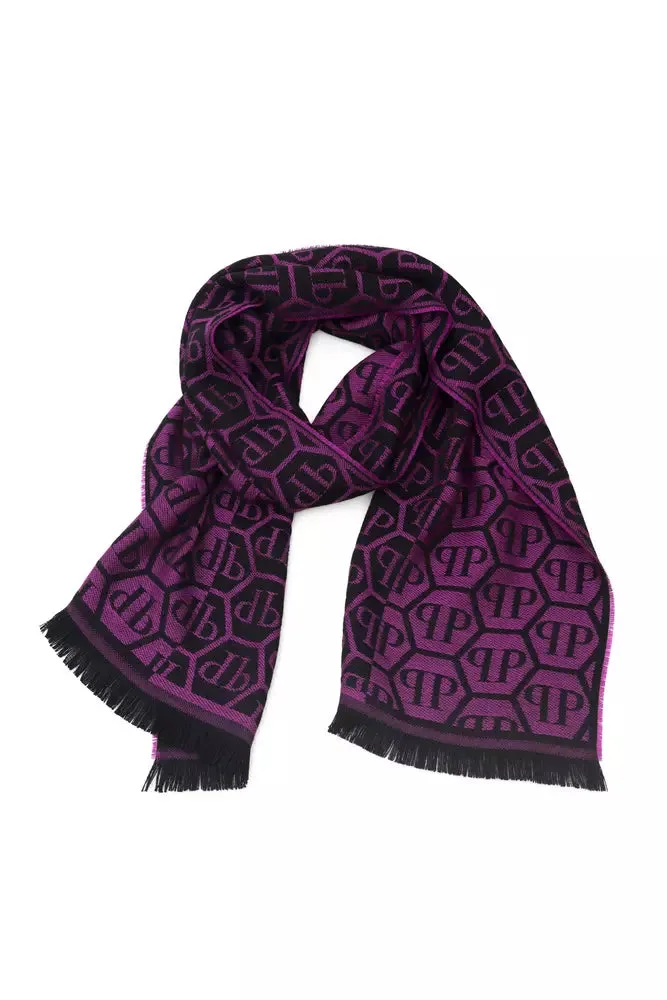 Purple Wool Scarf