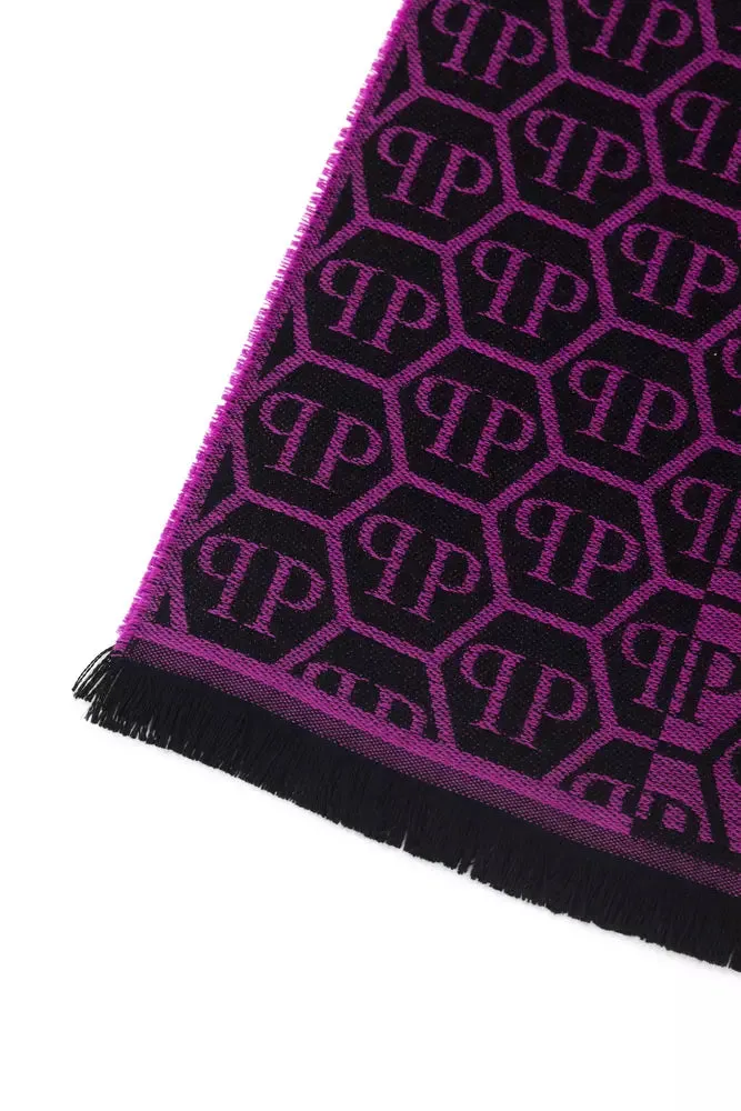 Purple Wool Scarf