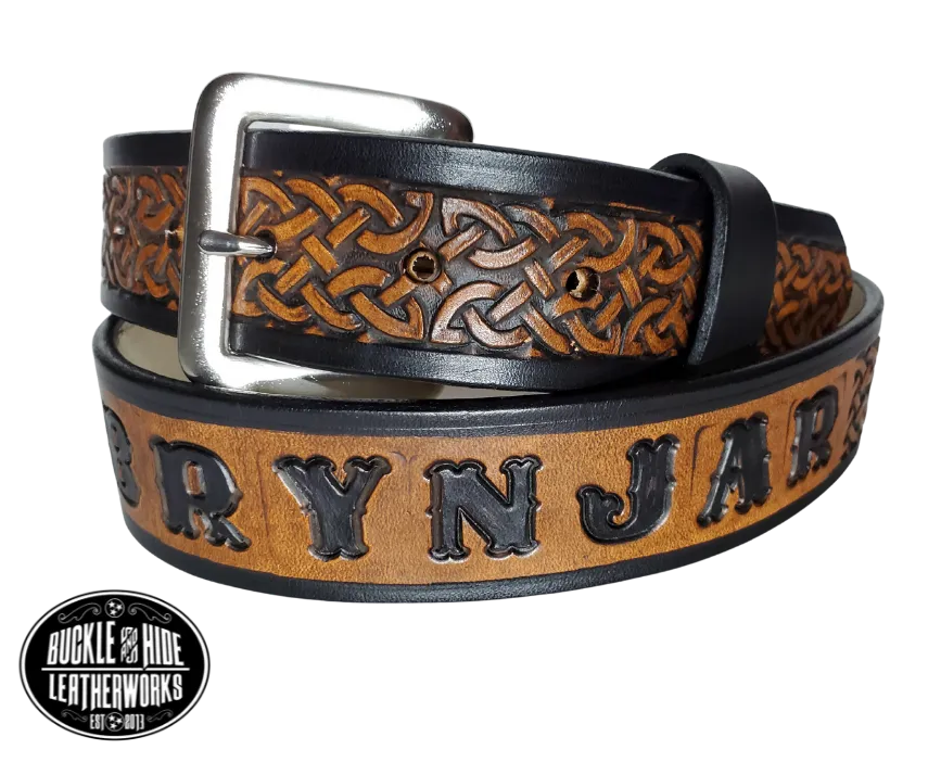 "The Magnus" Knotted Leather Belt