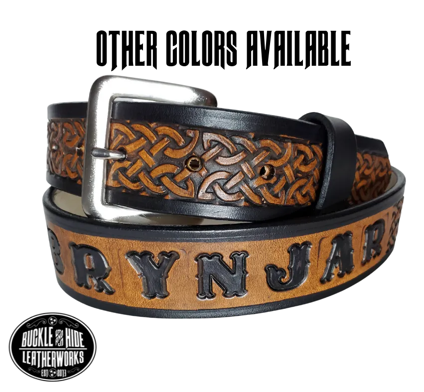 "The Magnus" Knotted Leather Belt