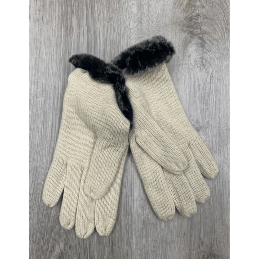 Rabbit lined gloves Medium