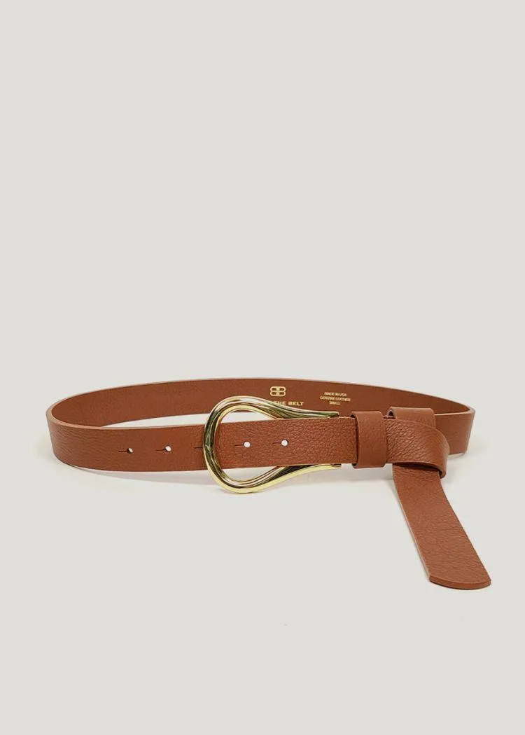 Ryder Wrap Belt- Brandy Gold