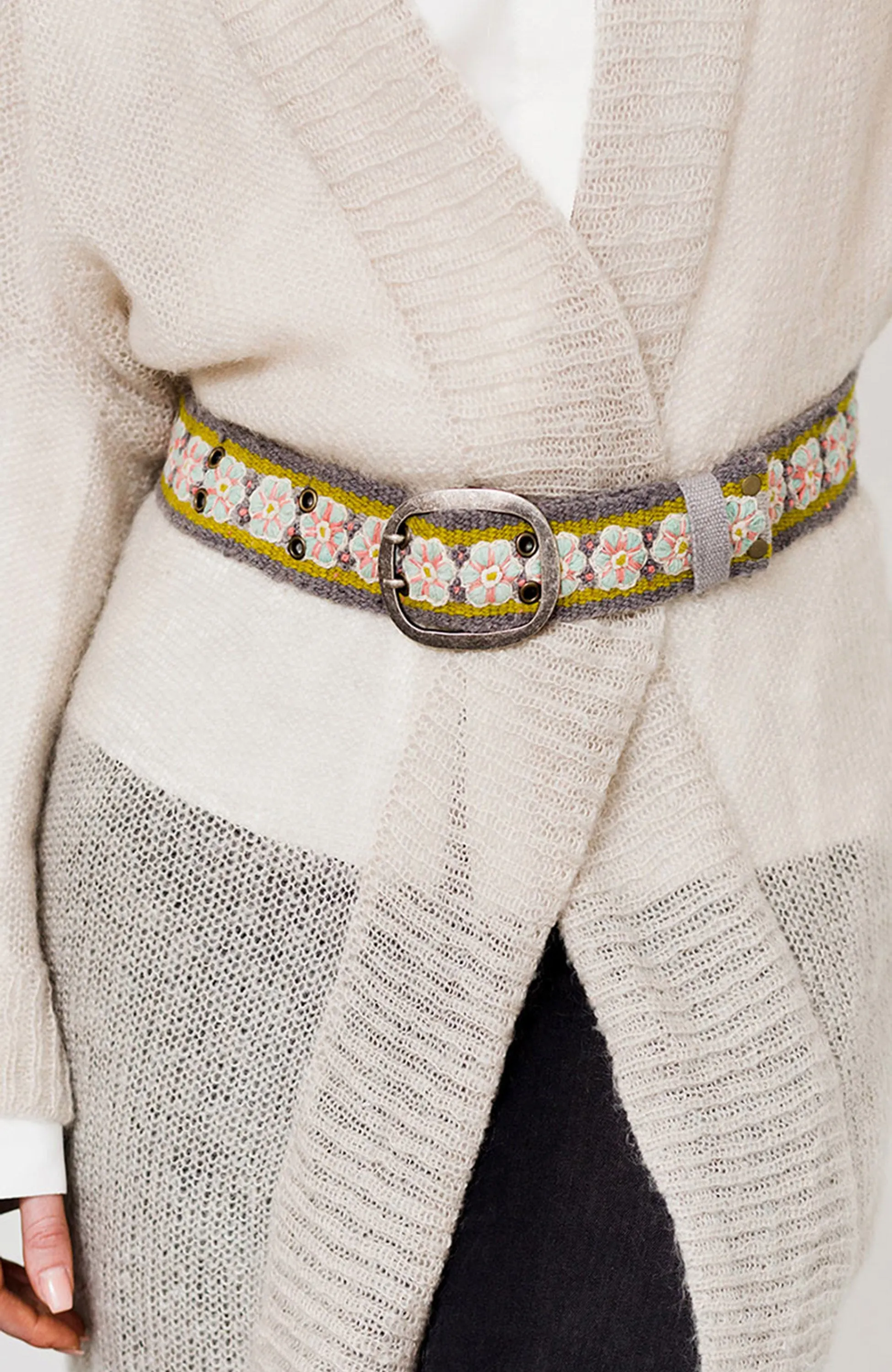 Smitten Emilia Moss Wool Belt