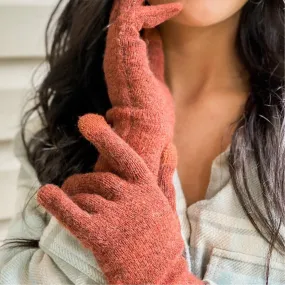 Soft Recycled Yarn Gloves