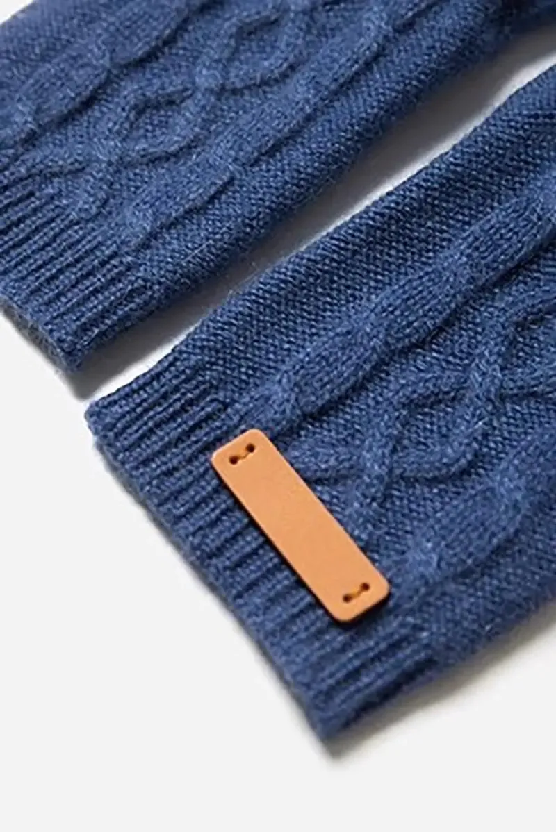 Soft-touch Cashmere Knit Winter Gloves