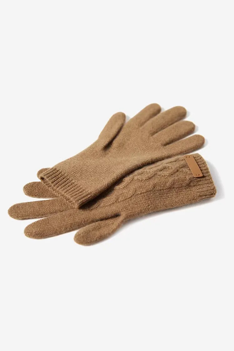 Soft-touch Cashmere Knit Winter Gloves