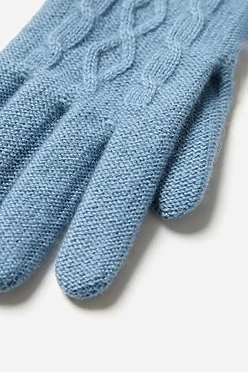 Soft-touch Cashmere Knit Winter Gloves