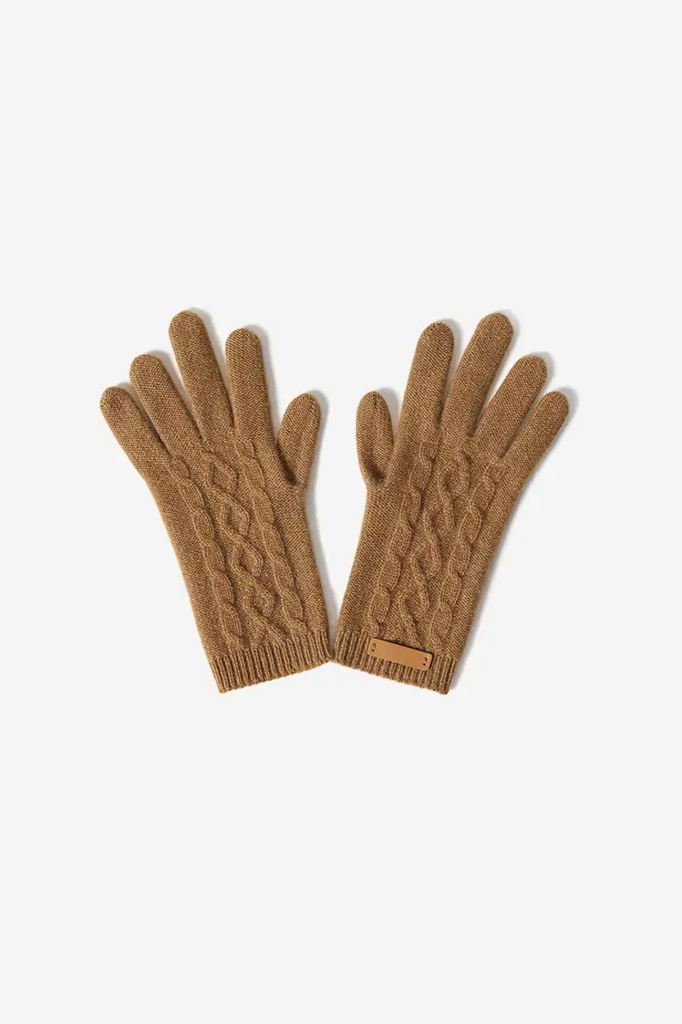 Soft-touch Cashmere Knit Winter Gloves