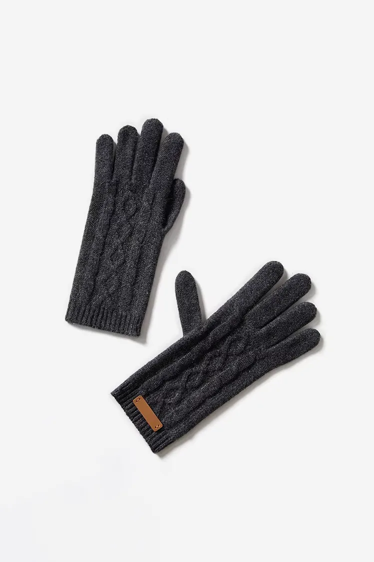 Soft-touch Cashmere Knit Winter Gloves