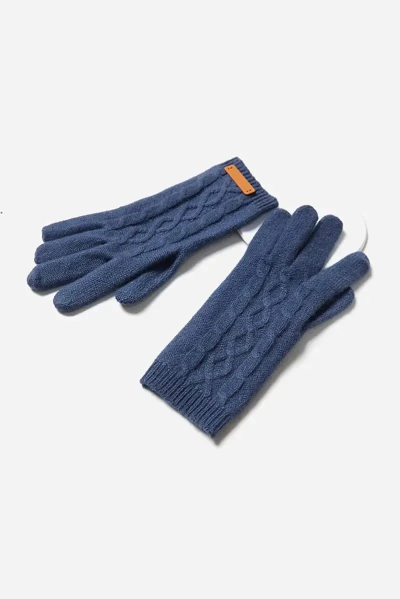 Soft-touch Cashmere Knit Winter Gloves