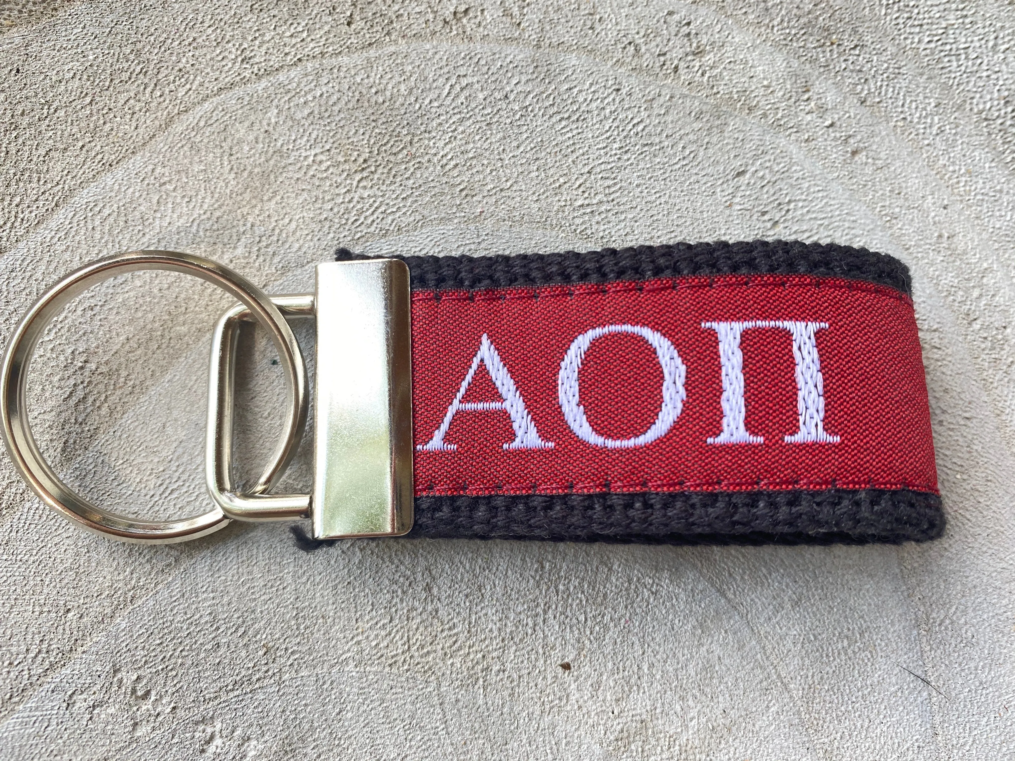 Sorority Ribbon Key Chains