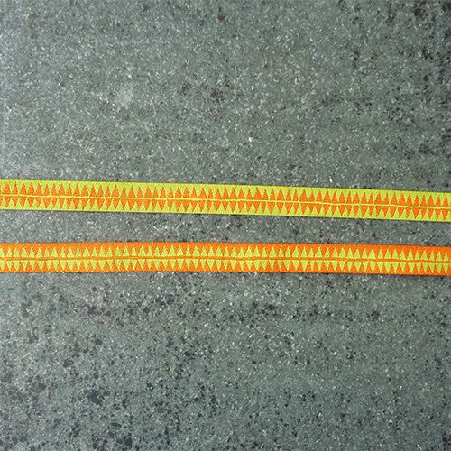 Sue Spargo Ribbon : Diamonds - Orange / Green