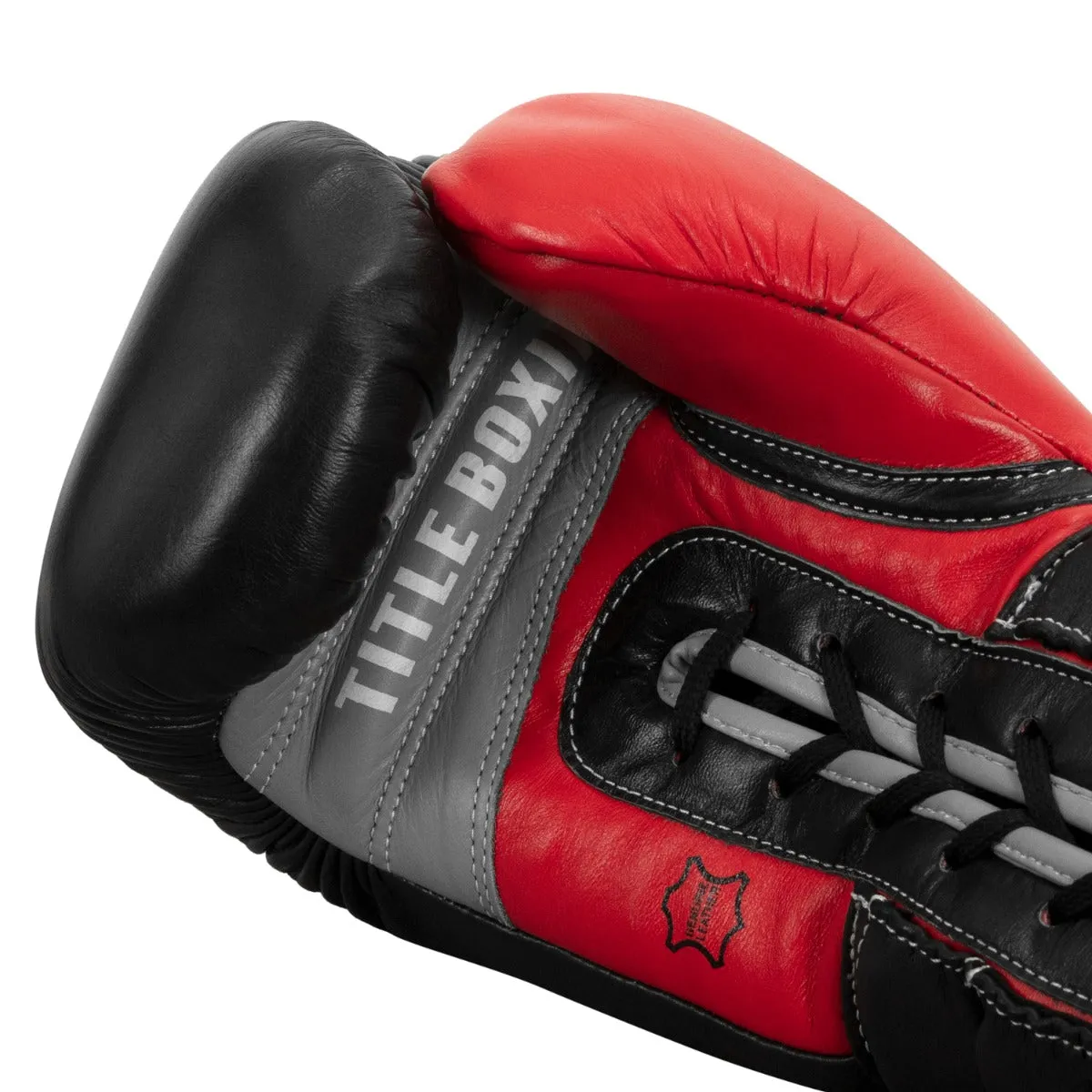 TITLE Boxing Leather Enforcer Pro Sparring Gloves